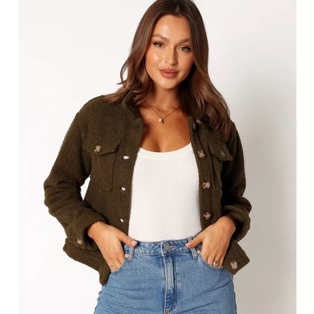 Petal and Pup Palesa Jacket in Forest Green